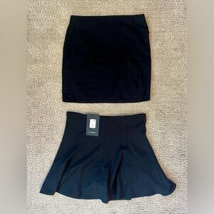 Fashion Nova + Forever 21 skirt bundle, size small